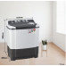 Washing Machine: LG 7 Kg 5 Star Wind Jet Dry Semi-Automatic Top Loading Washing Machine (P7020NGAZ, Dark Gray, Rat Away Feature)
